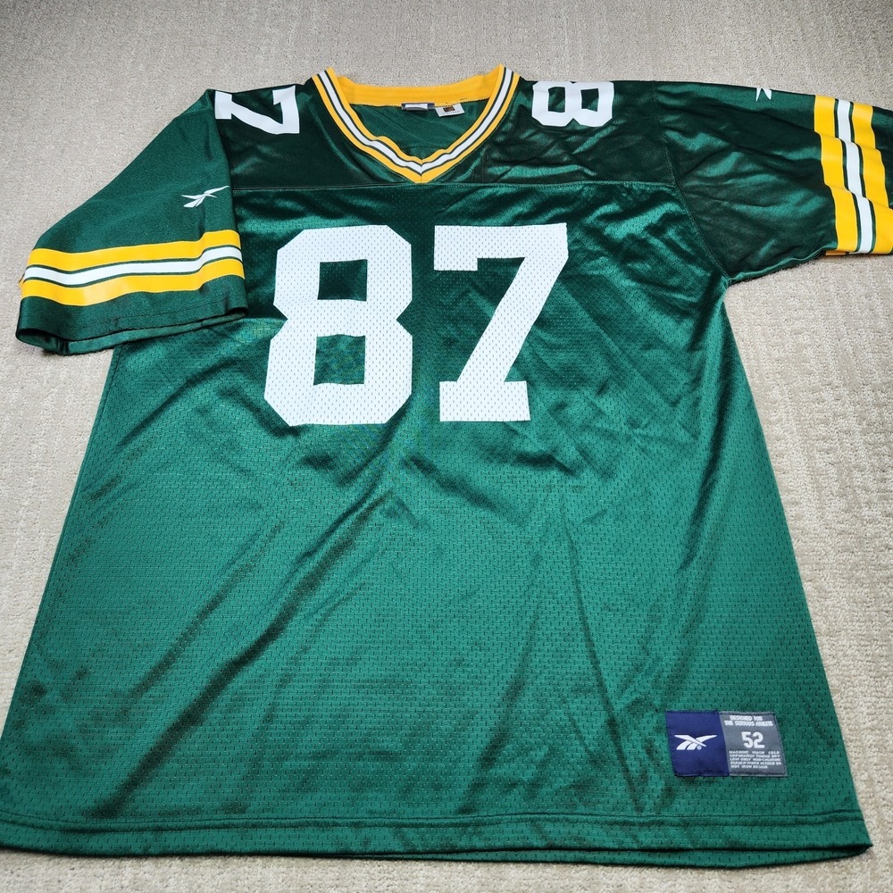 Vintage Green Bay Packers Jersey Men XL Reebok USA Made Robert Brooks 90s